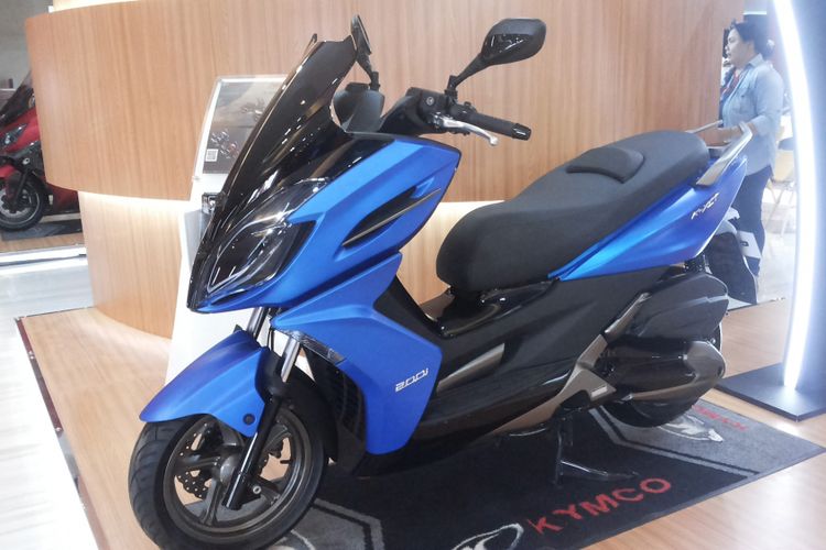 K-XCT 200i, salah satu produk skutik Kymco Indonesia yang dipamerkan saat perhelatan Indonesia International Motor Show (IIMS) 2018.