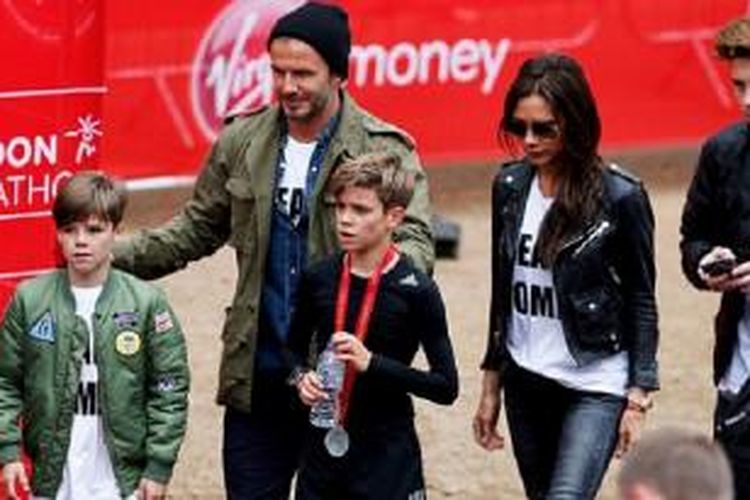Keluarga David Beckham memberi dukungan kepada Romeo