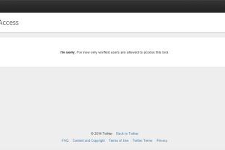 Twitter Video hanya dapat diakses oleh pengguna yang telah diverifikasi