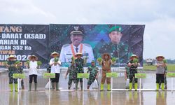 TMMD Ke-119 Diakhiri dengan Penanaman Padi, Bupati Siak Nyatakan Ini Bukti Dedikasi TNI Bangun Desa