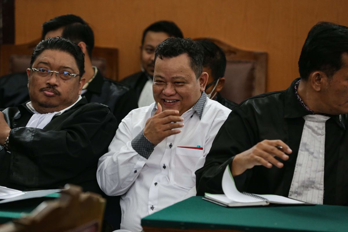 Terdakwa kasus pembunuhan berencana Brigadir Nofriansyah Yosua Hutabarat atau Brigadir J, Kuat Ma'rufmenjalani sidang di Pengadilan Negeri Jakarta Selatan, Senin (19/12/2022). Sidang kali ini mendengarkan keterangan saksi ahli.