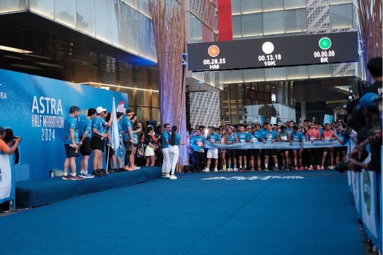 Peserta Astra Half Marathon 2024.