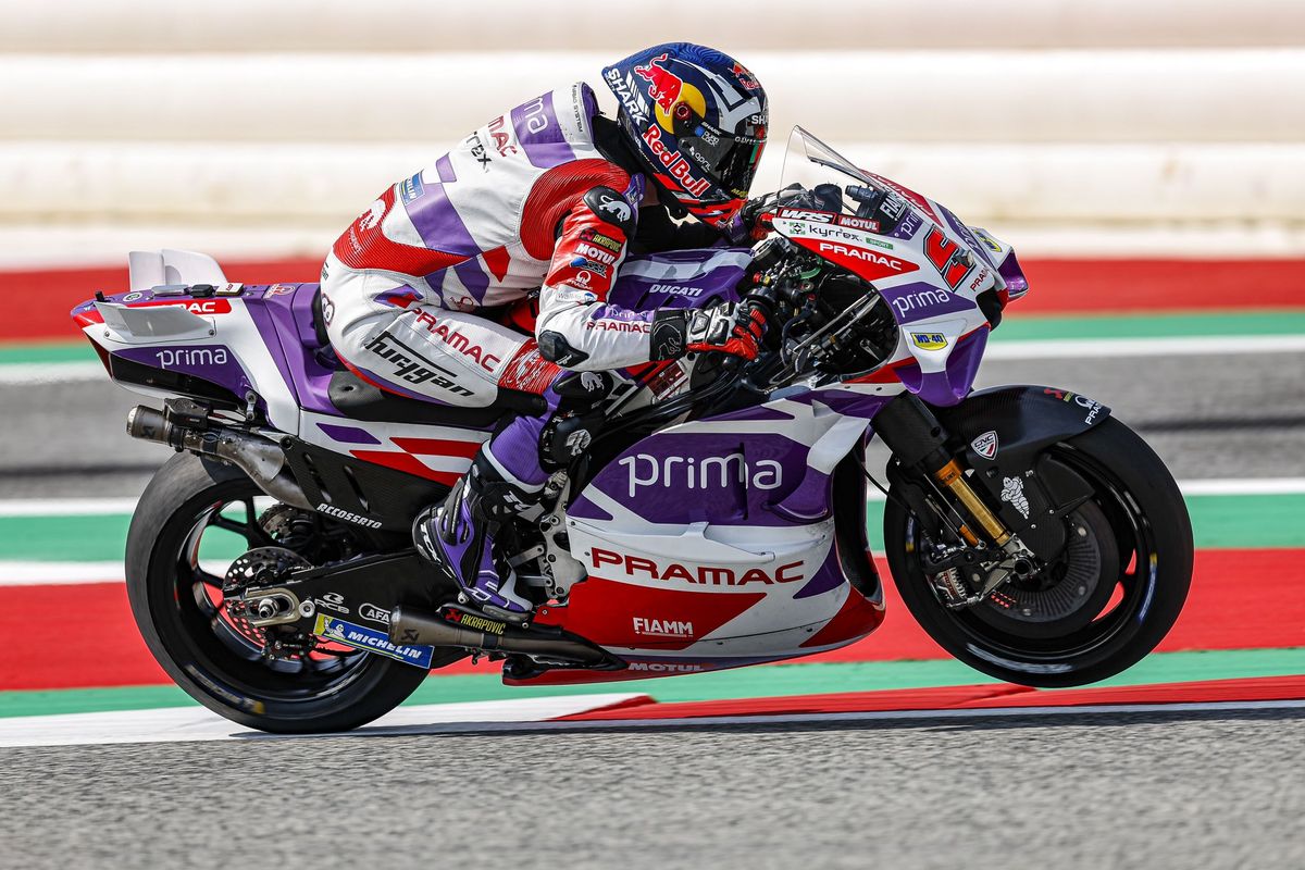 Johann Zarco saat sesi kualifikasi MotoGP Austria 2023