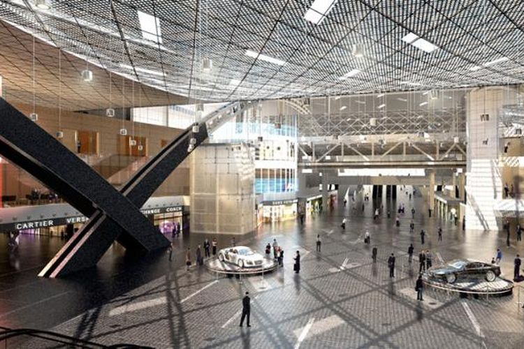 Pengerjaan Bandara Hamad International Airport (HIA), Qatar, melibatkan lebih dari 1.000 profesional di bidang arsitektur, desain, konstruksi, dan lain sebagainya.