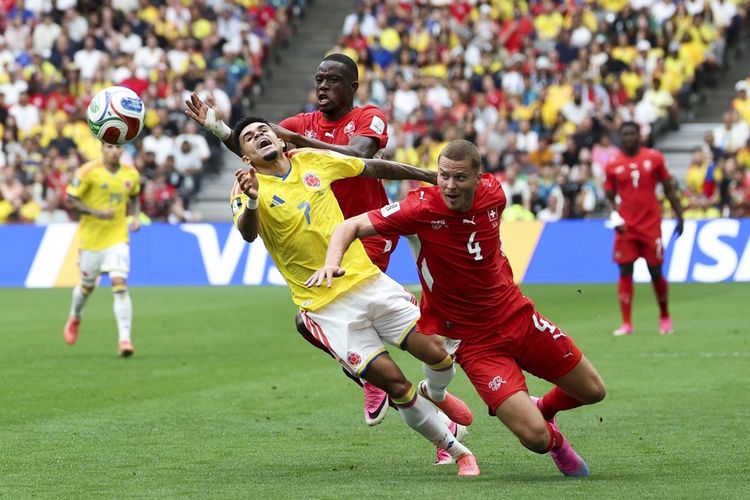Hasil Swiss Vs Kolombia 0-0 (Penalti 4-3): Granit Xhaka dkk ke Babak 8 Besar