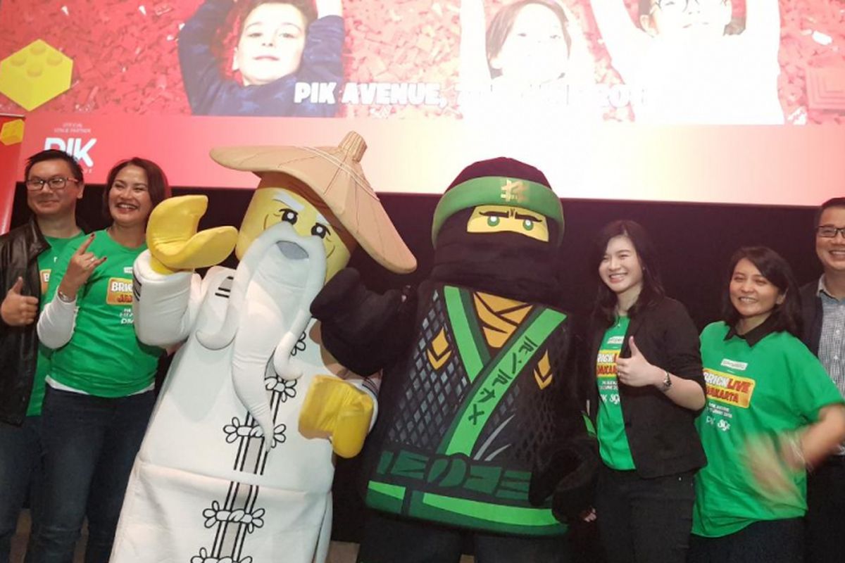 Konferensi pers Bricklive di PIK Avenue, Jakarta Utara, Kamis (8/2/2018).