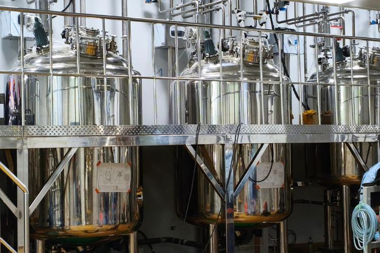 Instalasi penampungan plasma. 
