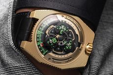 Bahan Logam Kuno di Jam Tangan Urwerk UR-100 Electrum