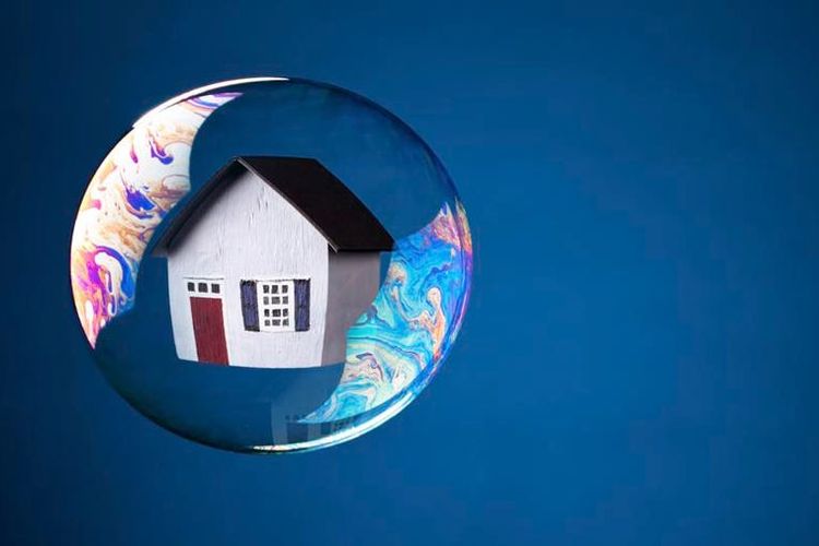 Ilustrasi bubble property