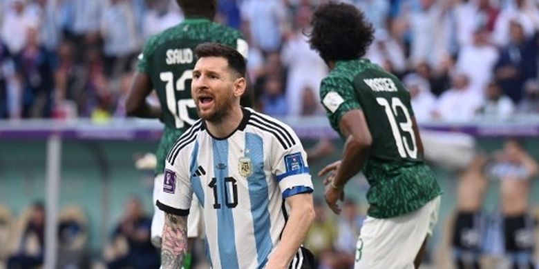 Hasil Argentina Vs Arab Saudi: Tragis, Lionel Messi dkk Tersungkur Kalah  1-2! Halaman all - Kompas.com