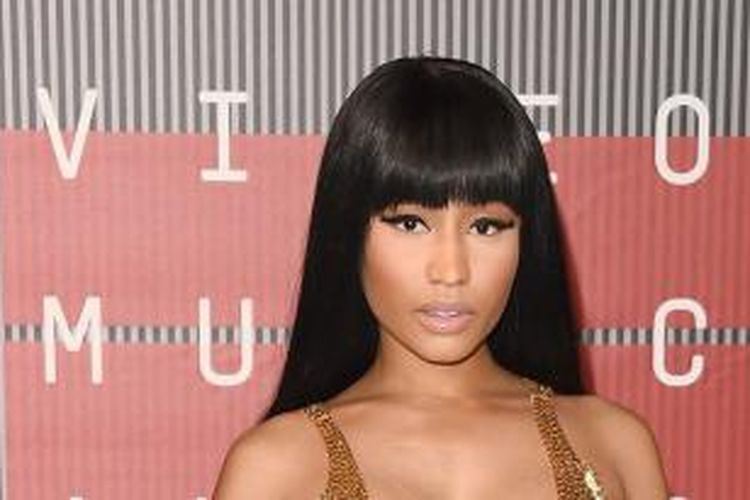 Nicki Minaj hadir dalam pergelaran MTV Video Music Awards 2015 di Microsoft Theater, Los Angeles, California, AS, Minggu (30/8/2015) malam waktu setempat.