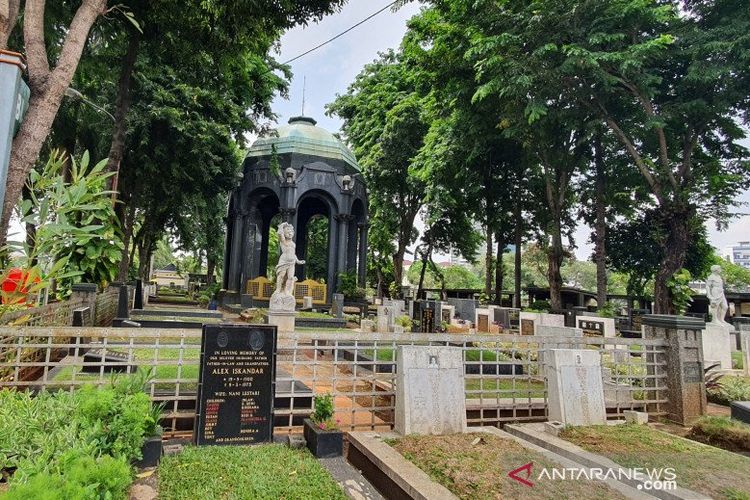 Bangunan Mausoleum OG Khouw di TPU Petamburan, Tanah Abang, Jakarta Pusat. 