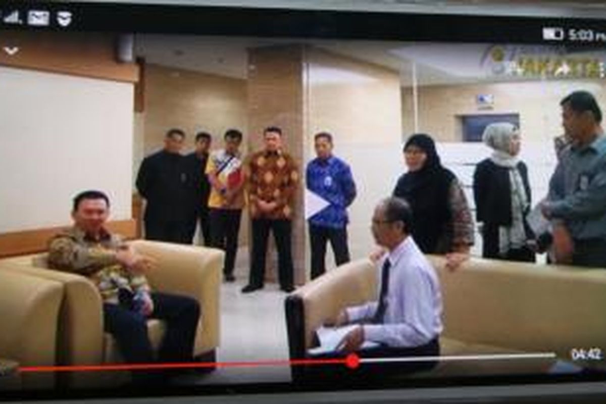 Gubernur DKI Jakarta Basuki Tjahaja Purnama marah pemeriksaannya di Badan Pemeriksa Keuangan (BPK) tak boleh didokumentasi, Senin (23/11/2015).