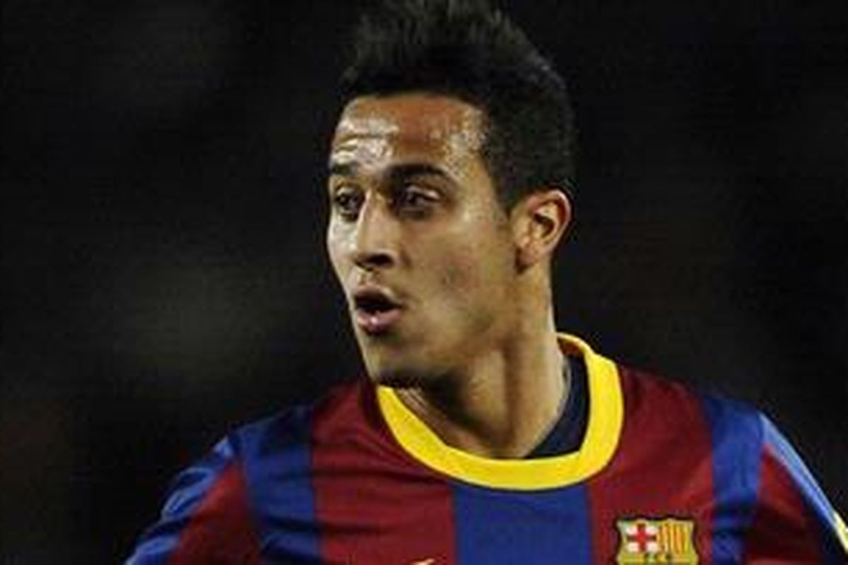 Gelandang Barcelona, Thiago Alcantara.
