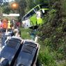 Bus Pariwisata Rombongan Siswa Tabrak Tebing di Jalur Tengkorak Purbalingga, Kernet Tewas