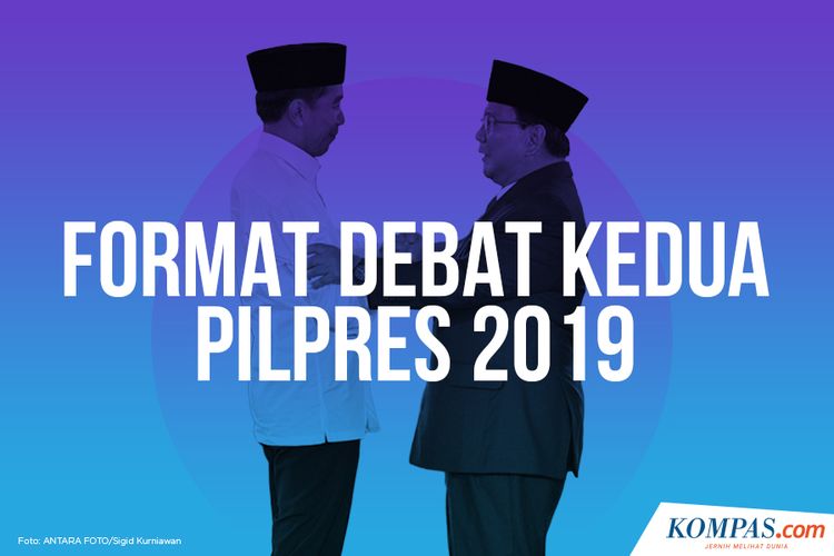 Format Debat Kedua Pilpres 2019