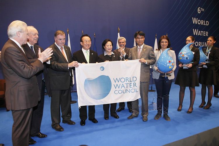 World Water Forum Ke-6 bertema Time for Solutions di Marseille, Prancis, 2012.