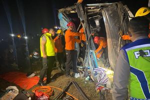 Kecelakaan di Tol Pejagang-Pemalang KM 290 Jateng, 3 Orang Meninggal Dunia