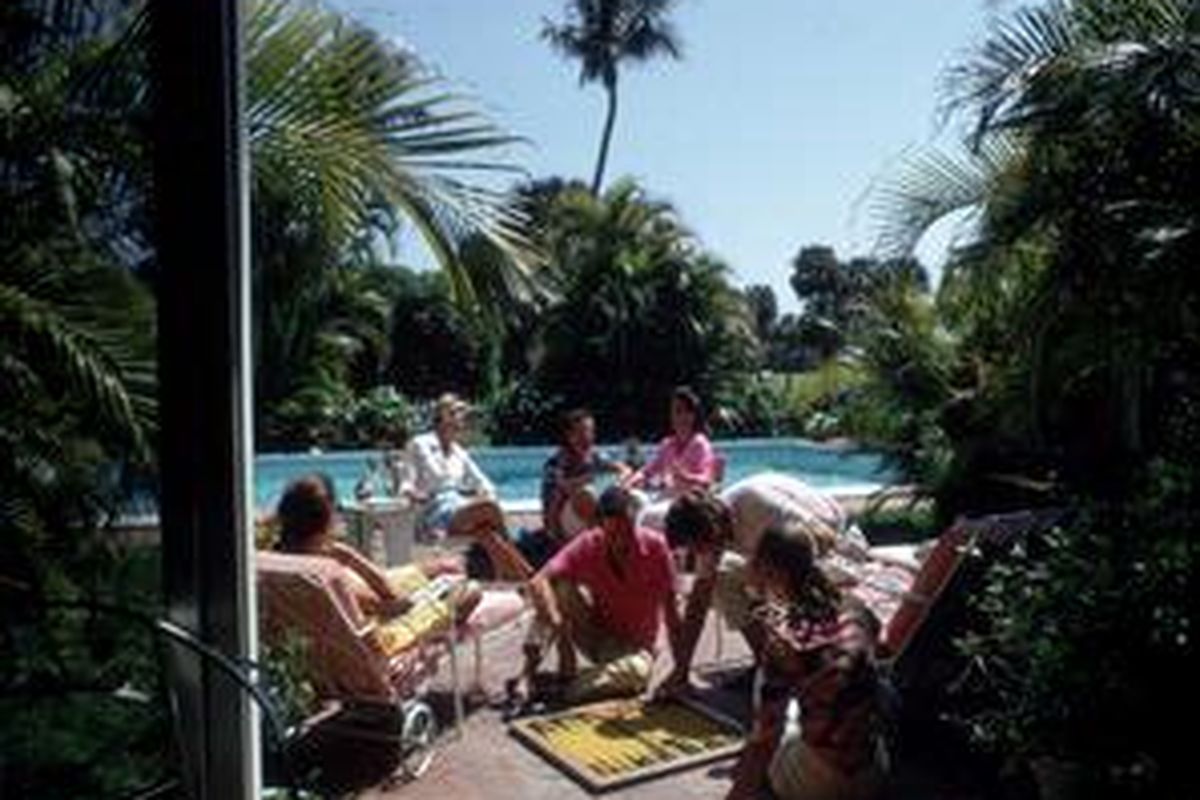 Suasana sebuah resor di Palm Beach Florida.