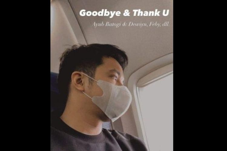 YouTuber Faisal Rahman Fay mengunggah Instagram Story di pesawat sebelum kecelakaan Sriwijaya Air pada Minggu (10/1/2021).
