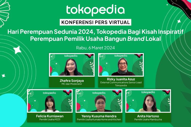 Konferensi Pers Virtual Jelang Hari Perempuan Internasional 2024