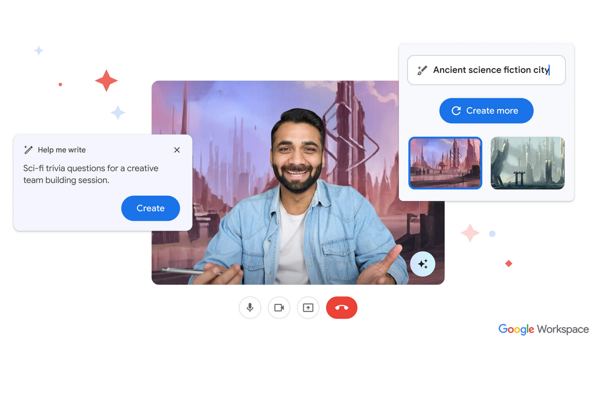 Google merilis asisten AI Google Duet ke pengguna Workspace mulai 29 Agustus 2023. Asisten AI ini bakal membantu pengguna untuk menulis di Docs, membalas email di Gmail, membuat gambar ilustrasi di Slides, hingga membuat background unik di Google Meet.