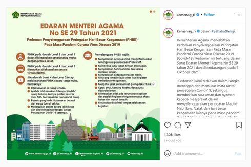 Pedoman Peyelenggaraan Peringatan Maulid Nabi dari Kemenag