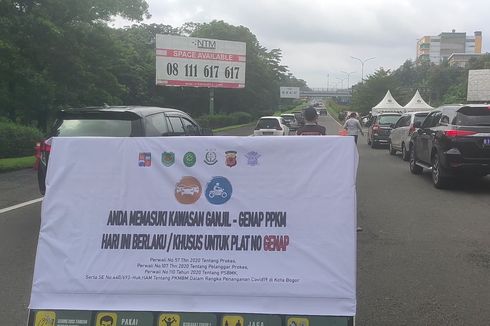 Ganjil Genap di Kota Bogor Berlaku 24 Jam Mulai Hari Ini