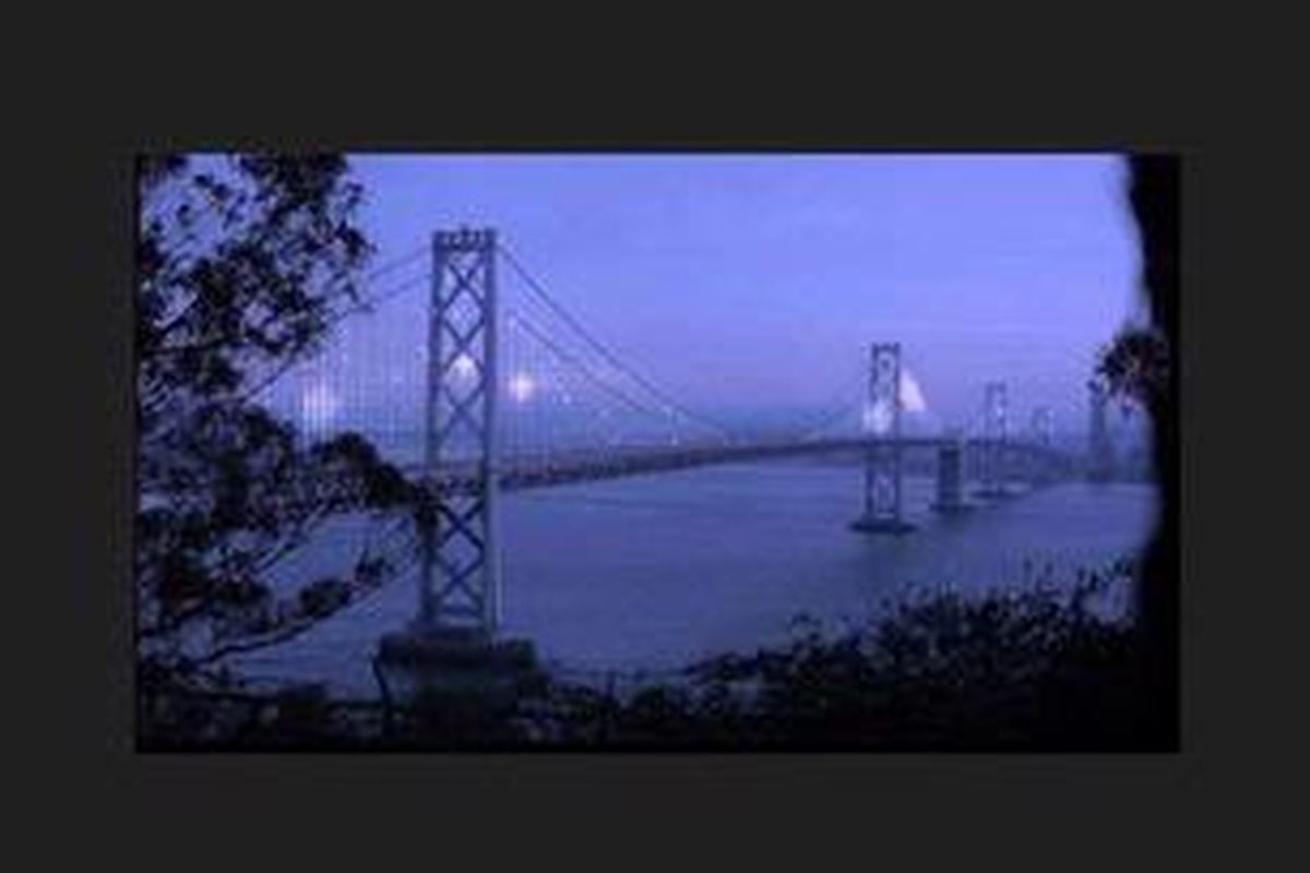 San Francisco Bay Bridge.