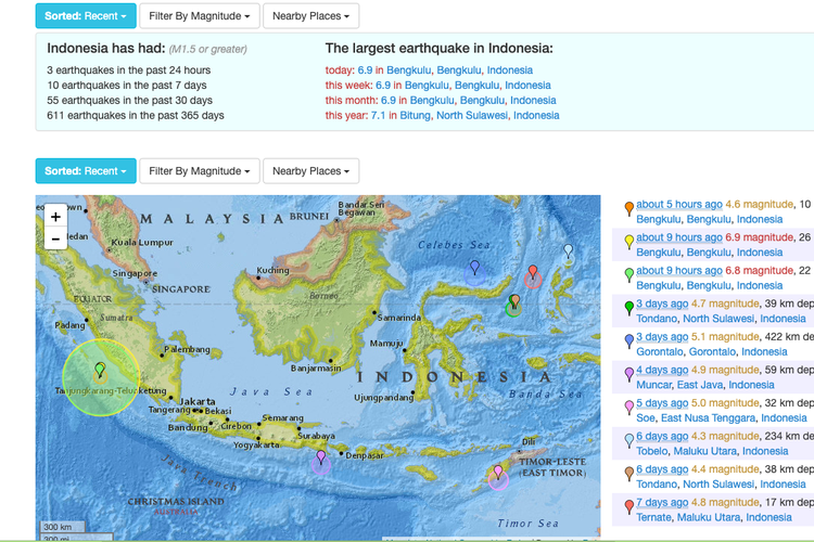 twin earthquakes shake indonesian province of bengkulu twin earthquakes shake indonesian