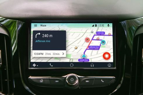 Waze dan Google Bersatu di Dashboard Mobil