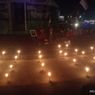 Puluhan Mahasiswa Bakar 770 Lilin untuk Mengenang Brigadir J di Malam Kemerdekaan