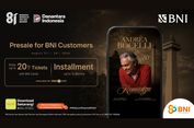 BNI Buka Presale Tiket Andrea Bocelli 'Romanza', Ada Diskon hingga 20 Persen