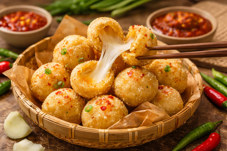 Cimol bojot isi mozzarela