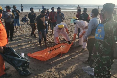 Sedang Berselancar, Turis Asing Temukan Mayat Mengapung di Pantai Berawa