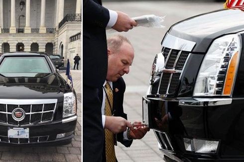 Trump Masih Pakai Mobil Bekas Obama