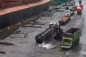 Kecelakaan Maut di Pelabuhan Ciwandan, Sopir Truk Tewas Kena Balok Baja