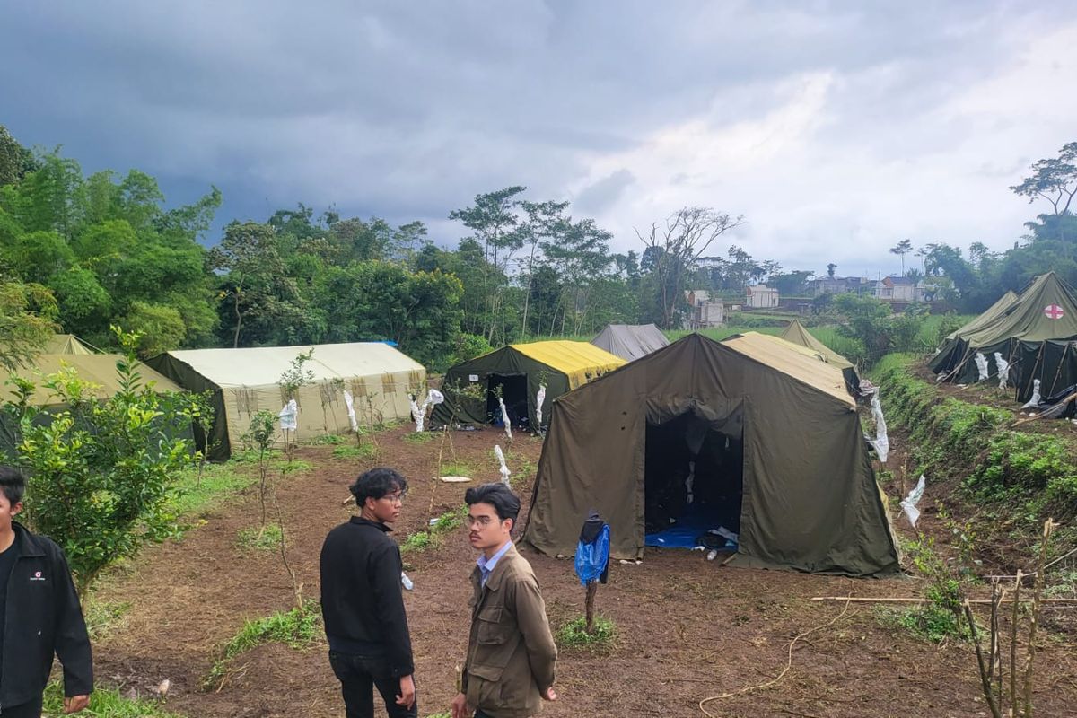 Lokasi kegiatan Kemah Kerja Mahasiswa (KKM) Mahasiswa Fakultas Teknik Universitas Brawijaya di Desa Jedong, Kecamatan Wagir, Kabupaten Malang, Selasa (7/2/2023).