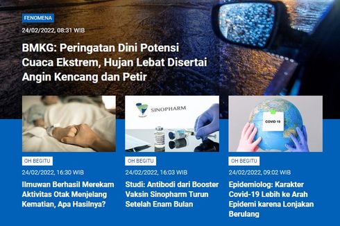 [POPULER SAINS] Peringatan Dini Potensi Cuaca Ekstrem | Ilmuwan Merekam Aktivitas Otak Menjelang Kematian | Antibodi Booster Vaksin Sinopharm Turun