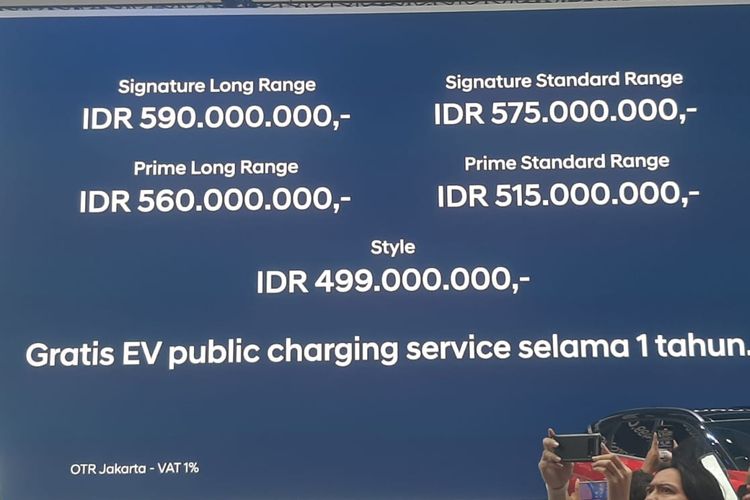 Harga Kona Electric di GIIAS 2024