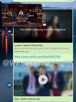 Ilustrasi fitur pemutar video Netflix di aplikasi WhatsApp