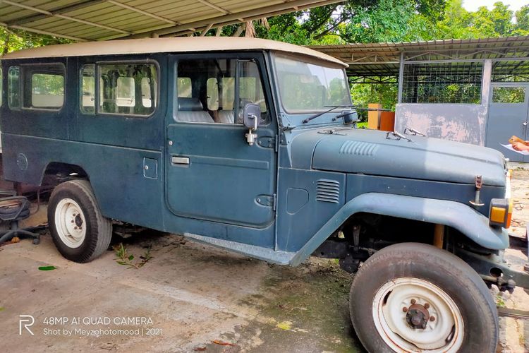 Kondisi Land Cruiser Hardtop yang akan diselenggarakan pemerintah di situs lelang.go.id