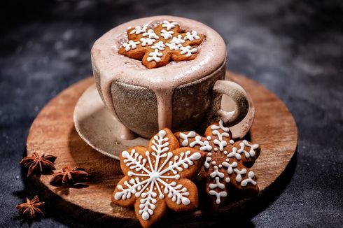 Resep Cokelat Panas dengan Kue Jahe, Minuman Natal untuk Keluarga