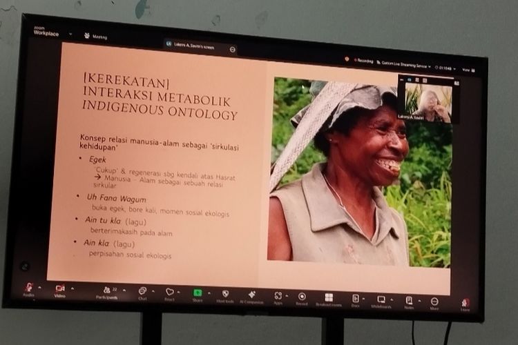 Ilustrasi perempuan adat