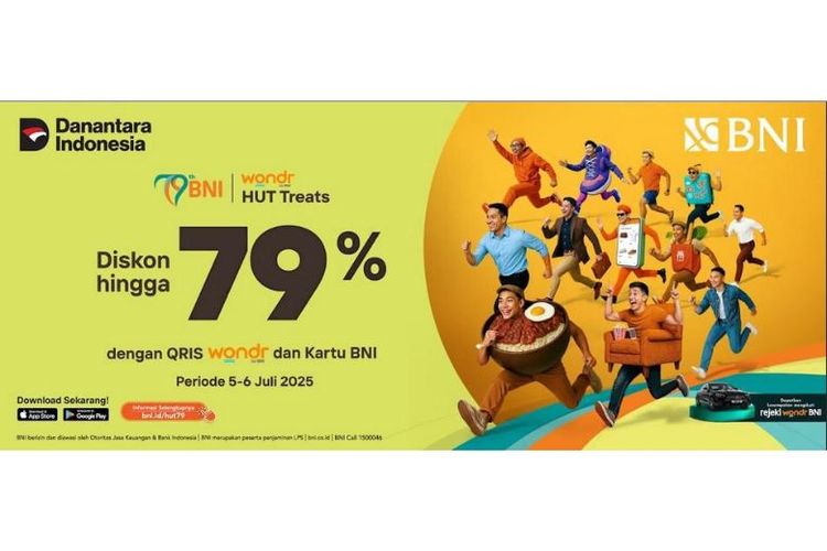 BNI manjakan nasabah dengan promo Serba 79 dan undian spektakuler.