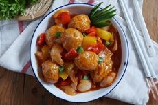 Resep Bola Ayam Udang Asam Manis, Chinese Food Mudah Buatnya 