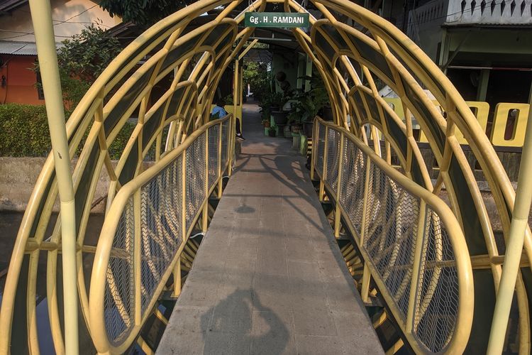 Jembatan Kerang Hijau yang Instagramable di Tugu Selatan, Koja, Jakarta Utara