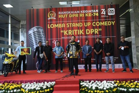 Butuh Kritik Membangun, DPR RI Selenggarakan Lomba Stand Up Comedy