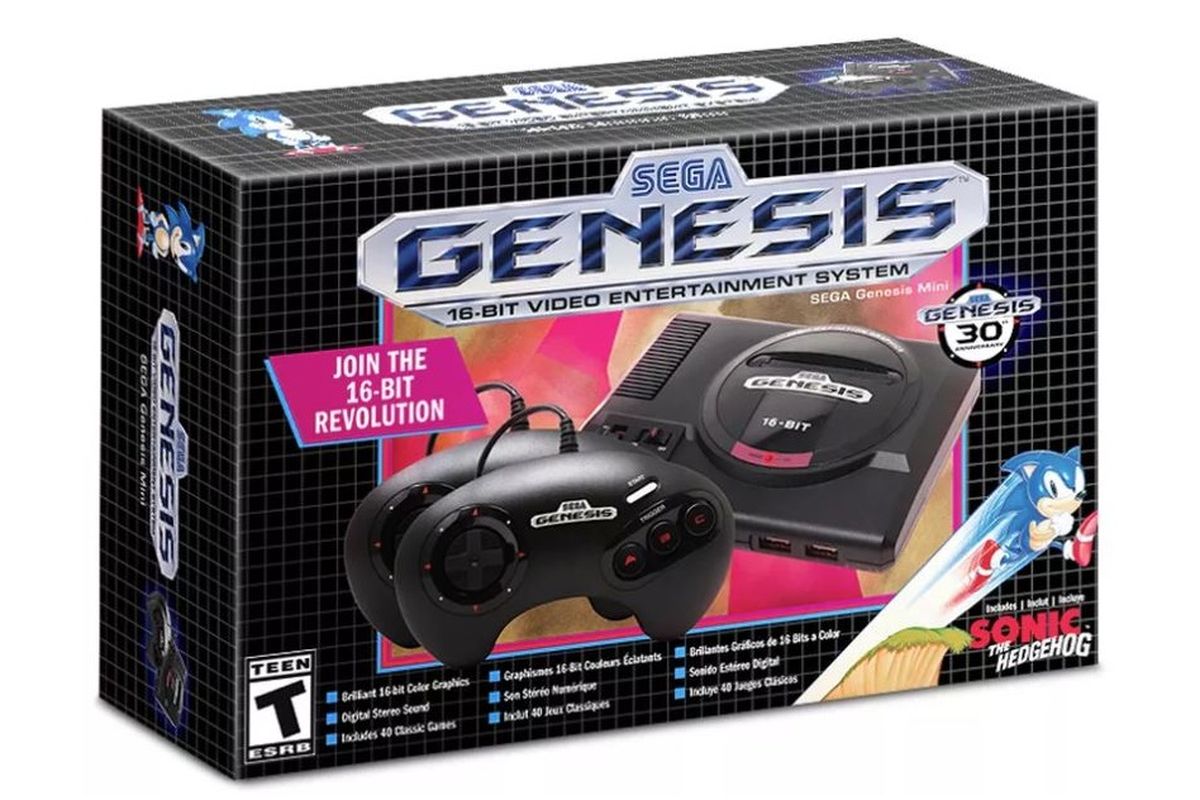 Ilustrasi Sega Genesis Mini