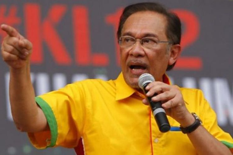 Tokoh oposisi Malaysia, Anwar Ibrahim.